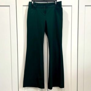 Green Dress Pants With Flare